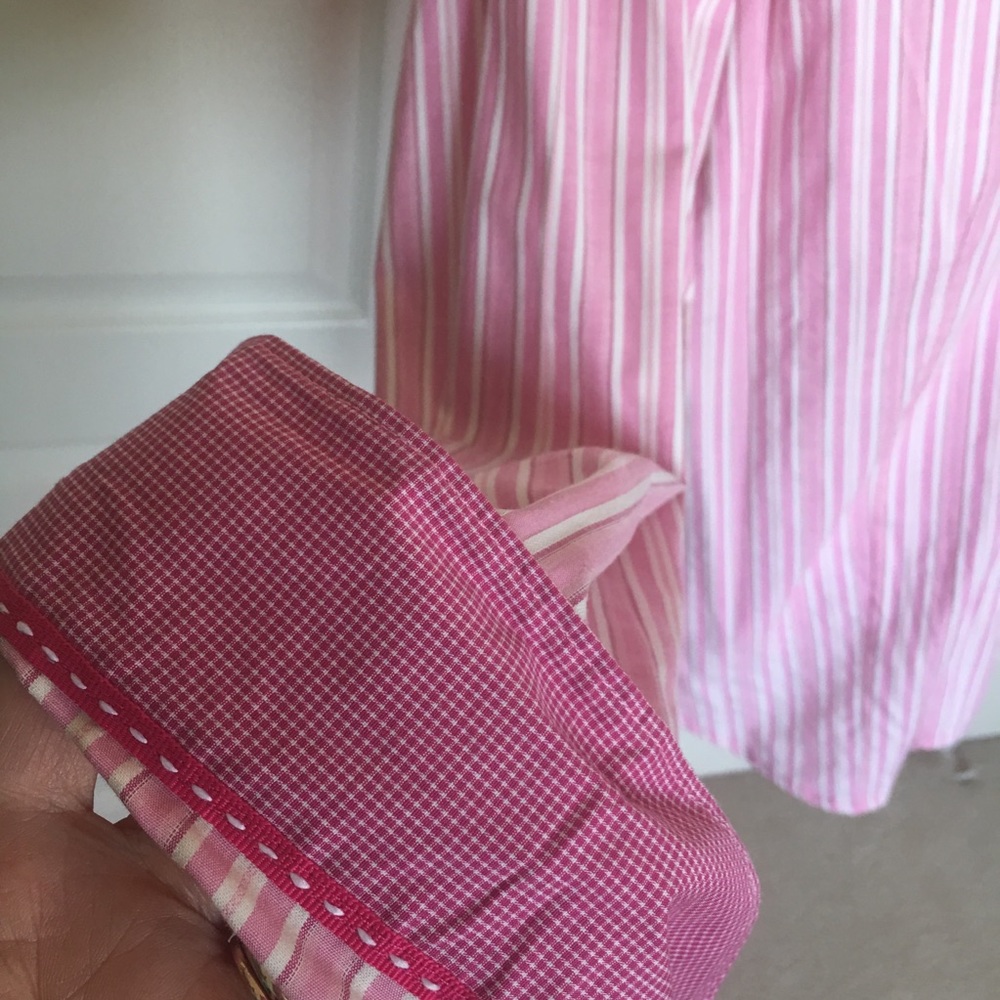 NWOT pink striped blouse by D and Co. Essentials - Picture 4 of 8